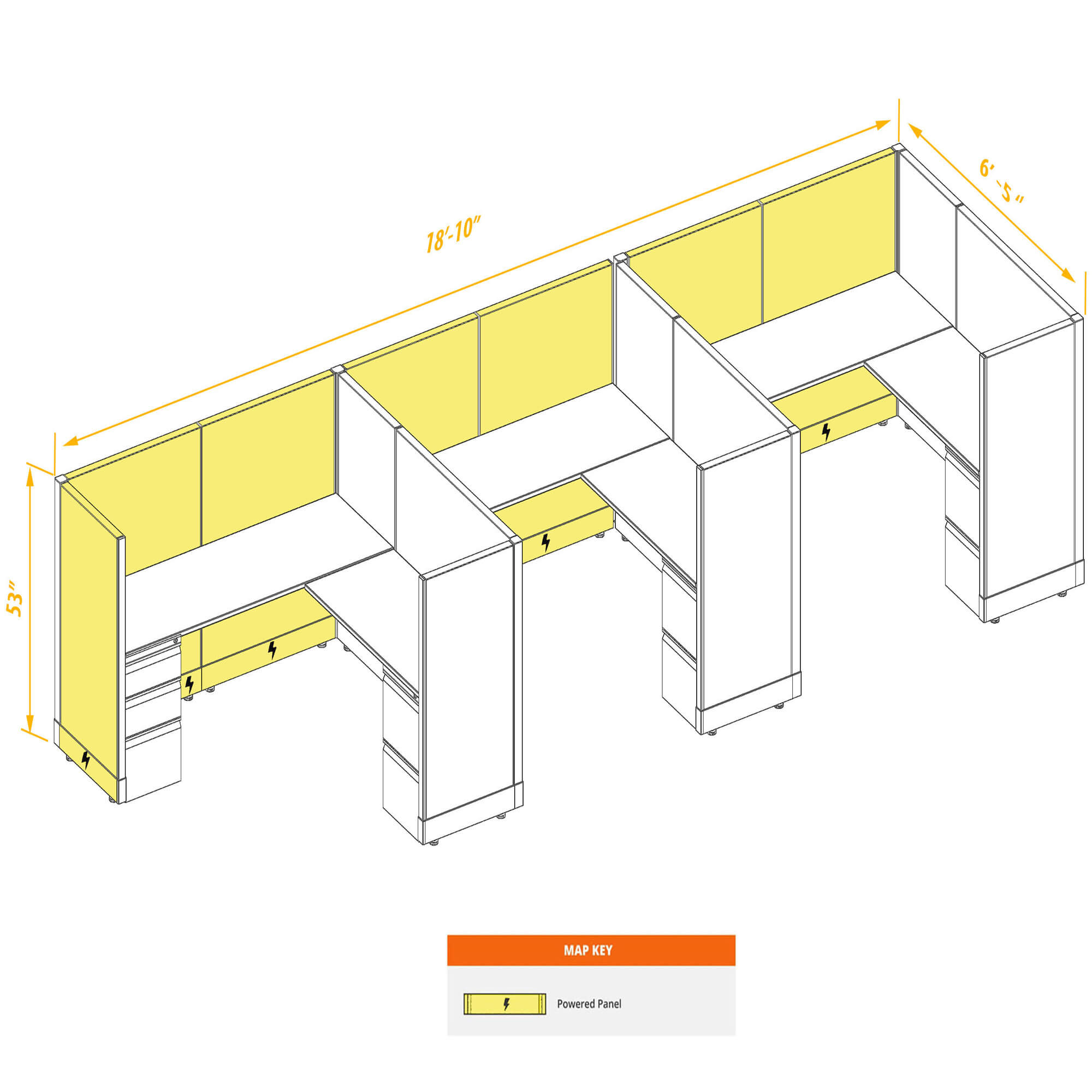 Modular furniture CUB 3 53 P 66 PSO Modular furniture CUB 3 53 P 66 PSO
