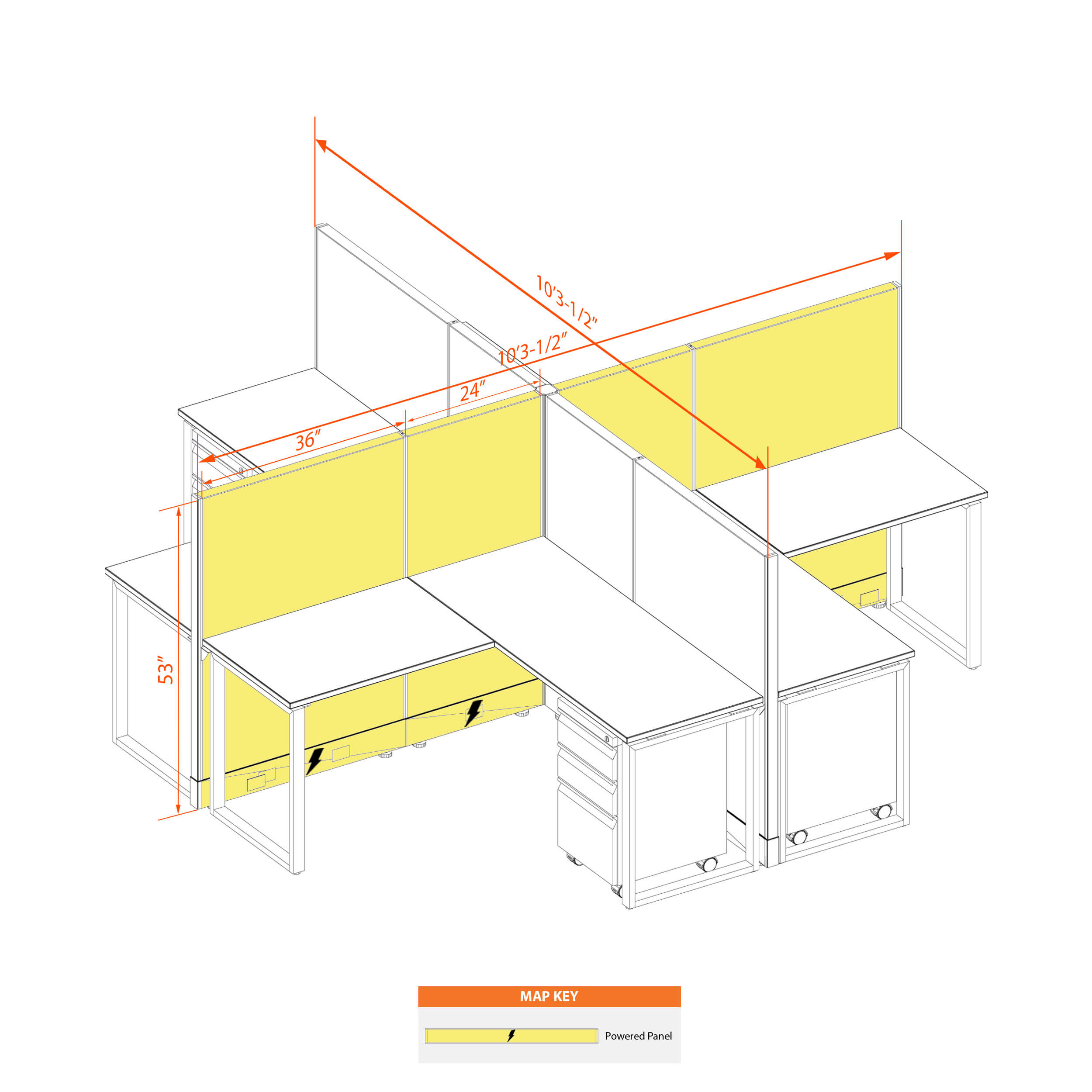 Office benching systems 55 53p x Office benching systems 55 53p x