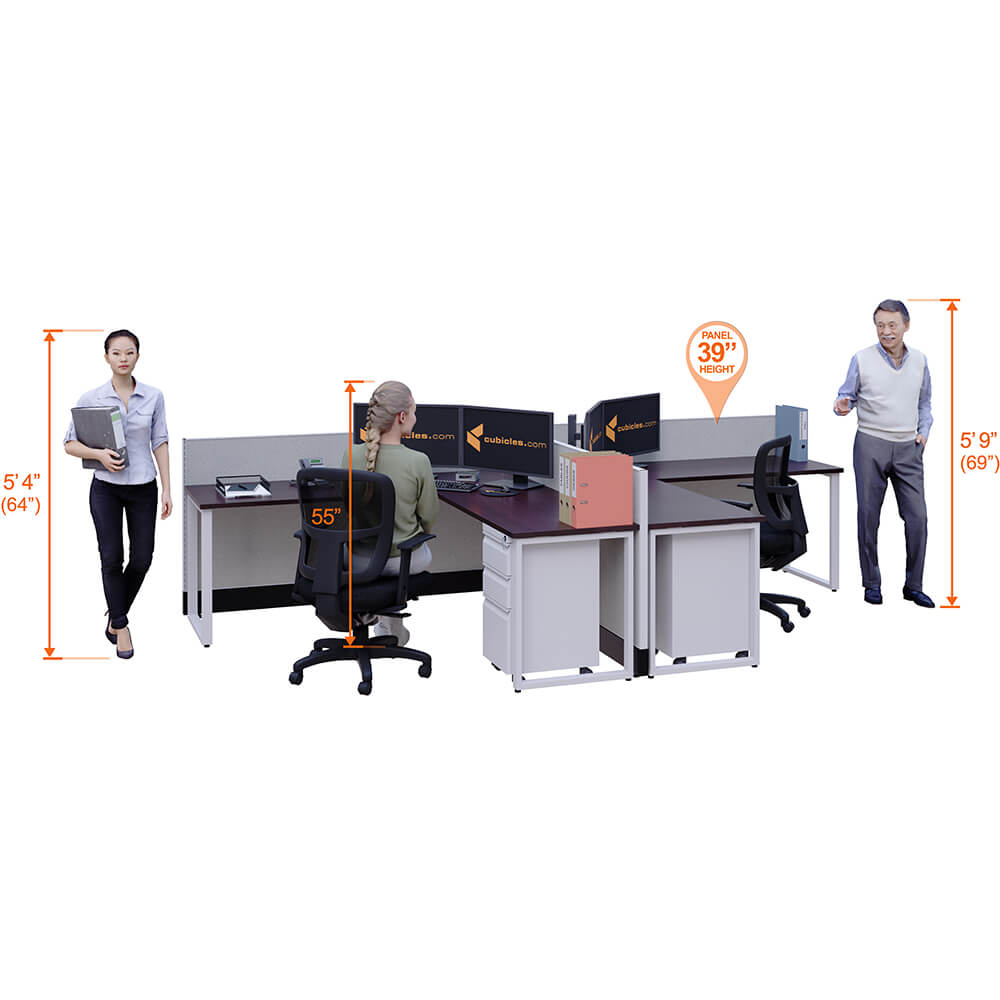 Office benching t 39h perspective heights Office benching t 39h perspective heights