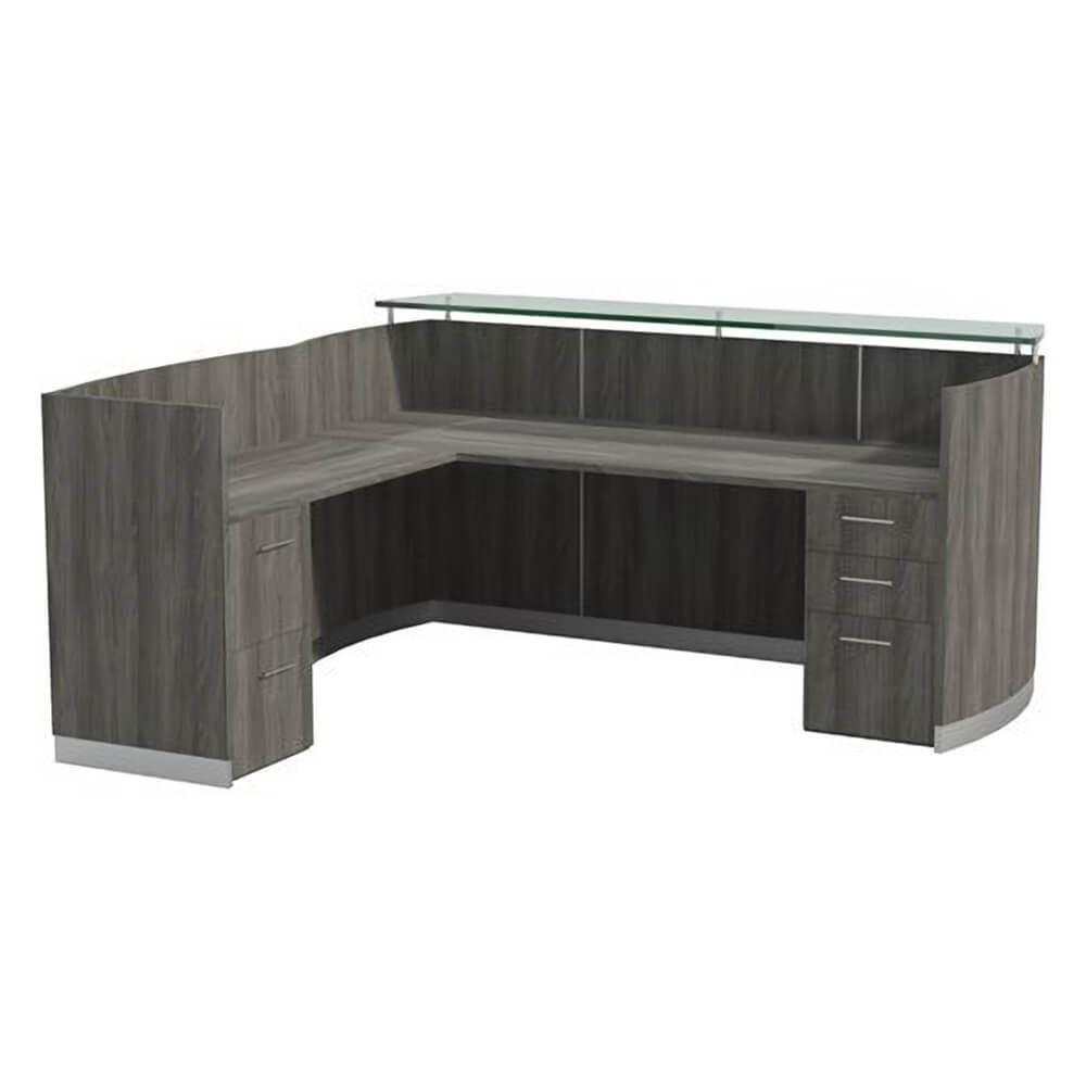 Single person reception desk CUB MNRSLBFLGS FAS Single person reception desk CUB MNRSLBFLGS FAS