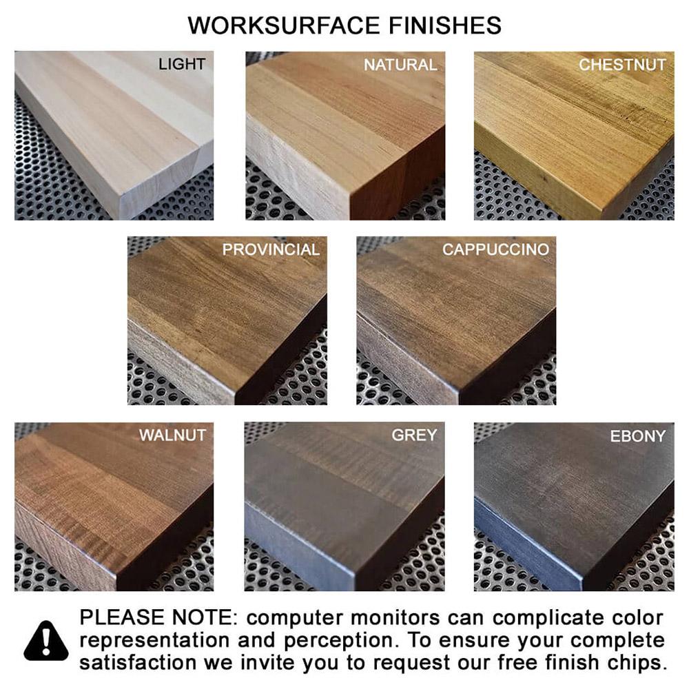 Urban industrial reception desk color swatch Urban industrial reception desk color swatch
