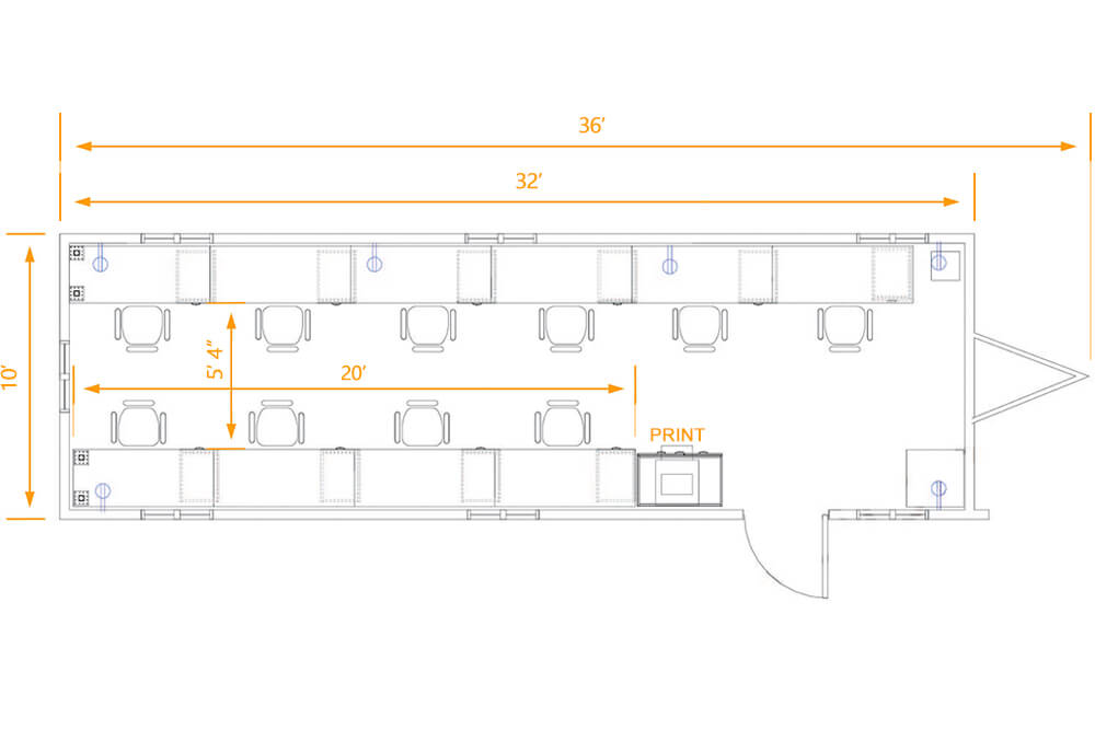 Space optimization trailer floor plan dimensions Space optimization trailer floor plan dimensions