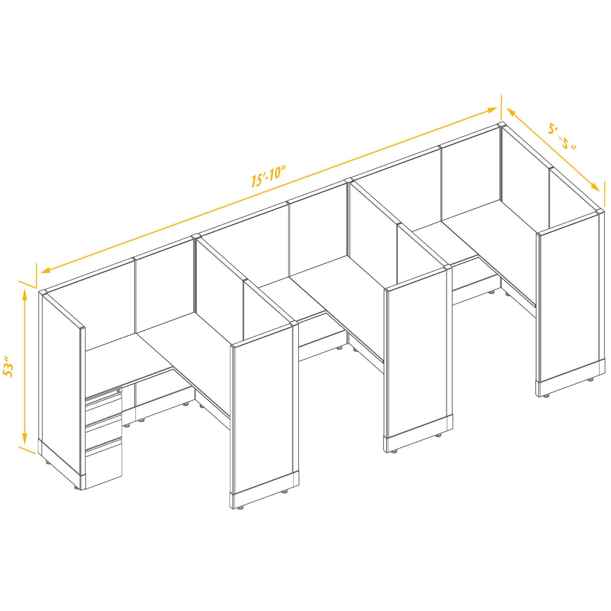 Office workstations CUB 3 53 55 PSO Office workstations CUB 3 53 55 PSO