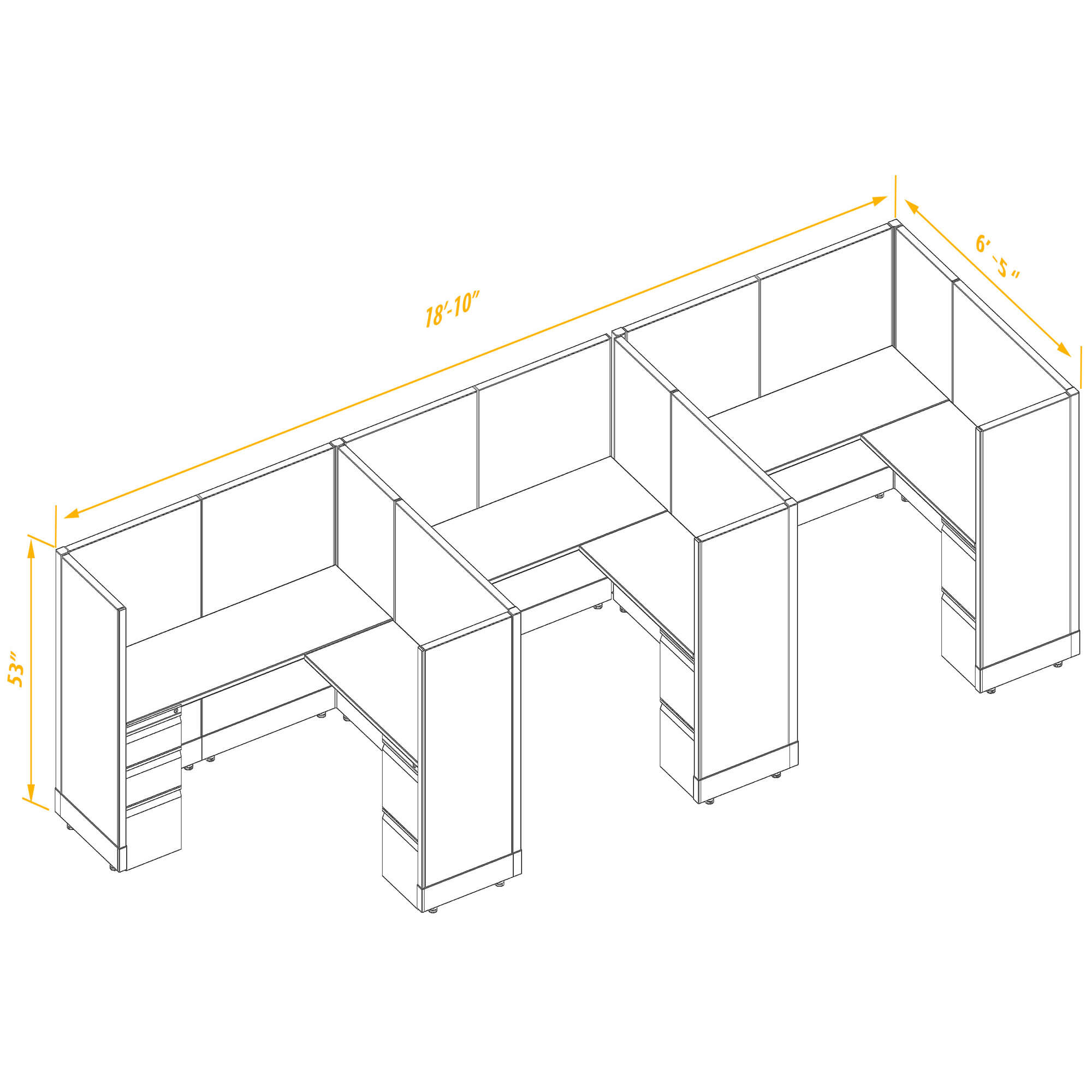 Office workstations CUB 3 53 66 PSO Office workstations CUB 3 53 66 PSO