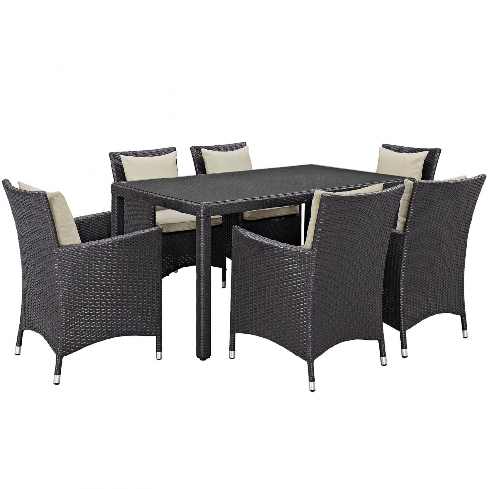 Outdoor table and chairs CUB EEI 2241 EXP BEI SET MOD Outdoor table and chairs CUB EEI 2241 EXP BEI SET MOD