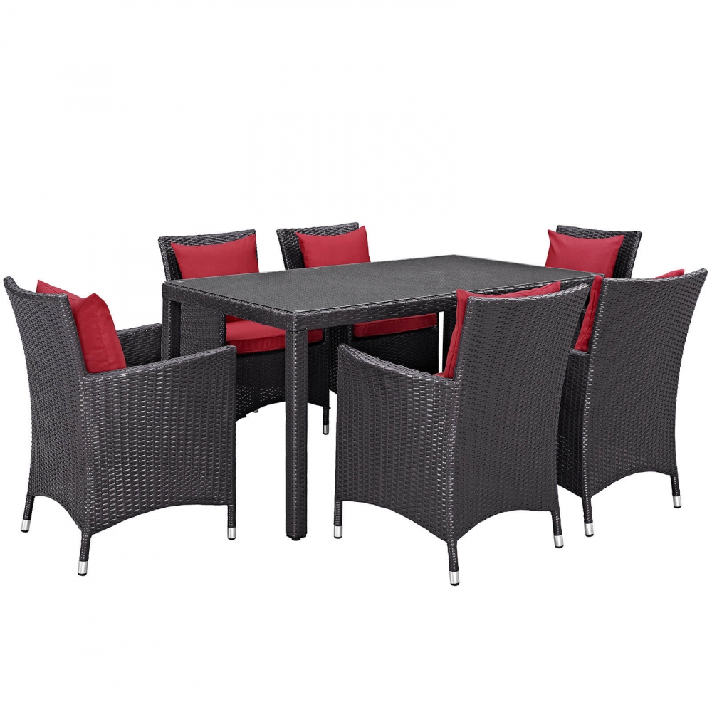 Outdoor table and chairs CUB EEI 2241 EXP RED SET MOD Outdoor table and chairs CUB EEI 2241 EXP RED SET MOD