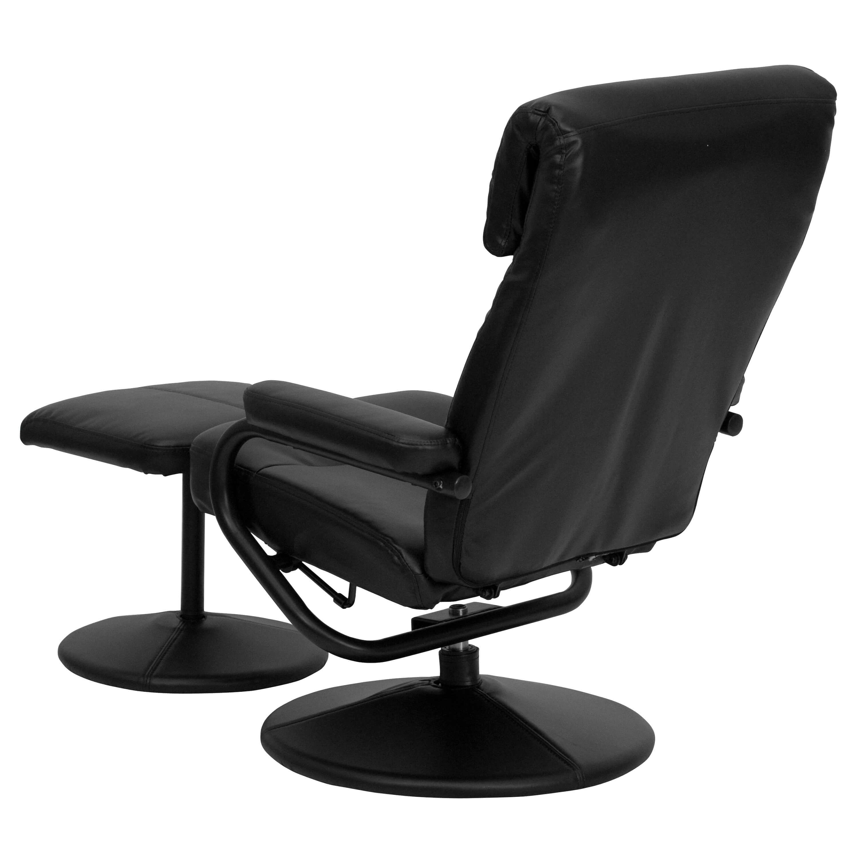 Recliner ottoman back view Recliner ottoman back view