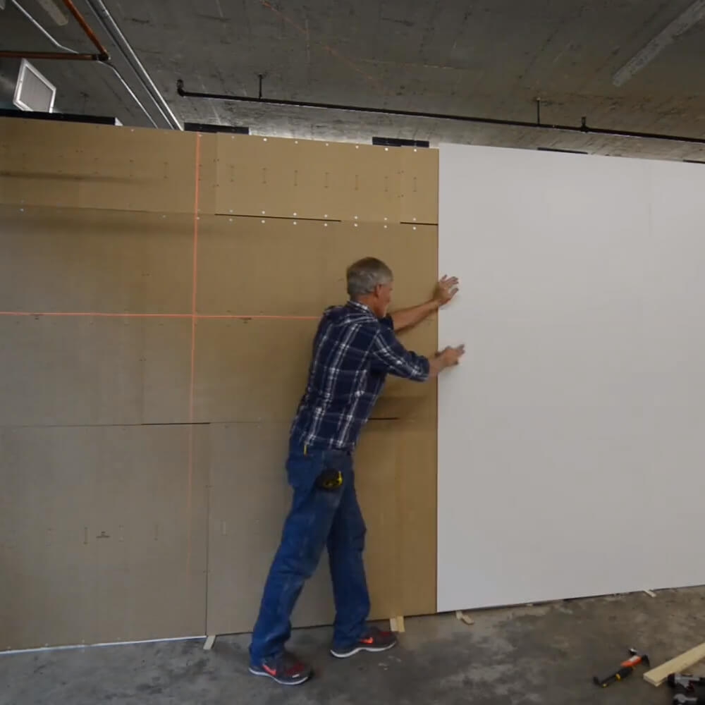 Removable wall white paintable skin 1 Removable wall white paintable skin 1