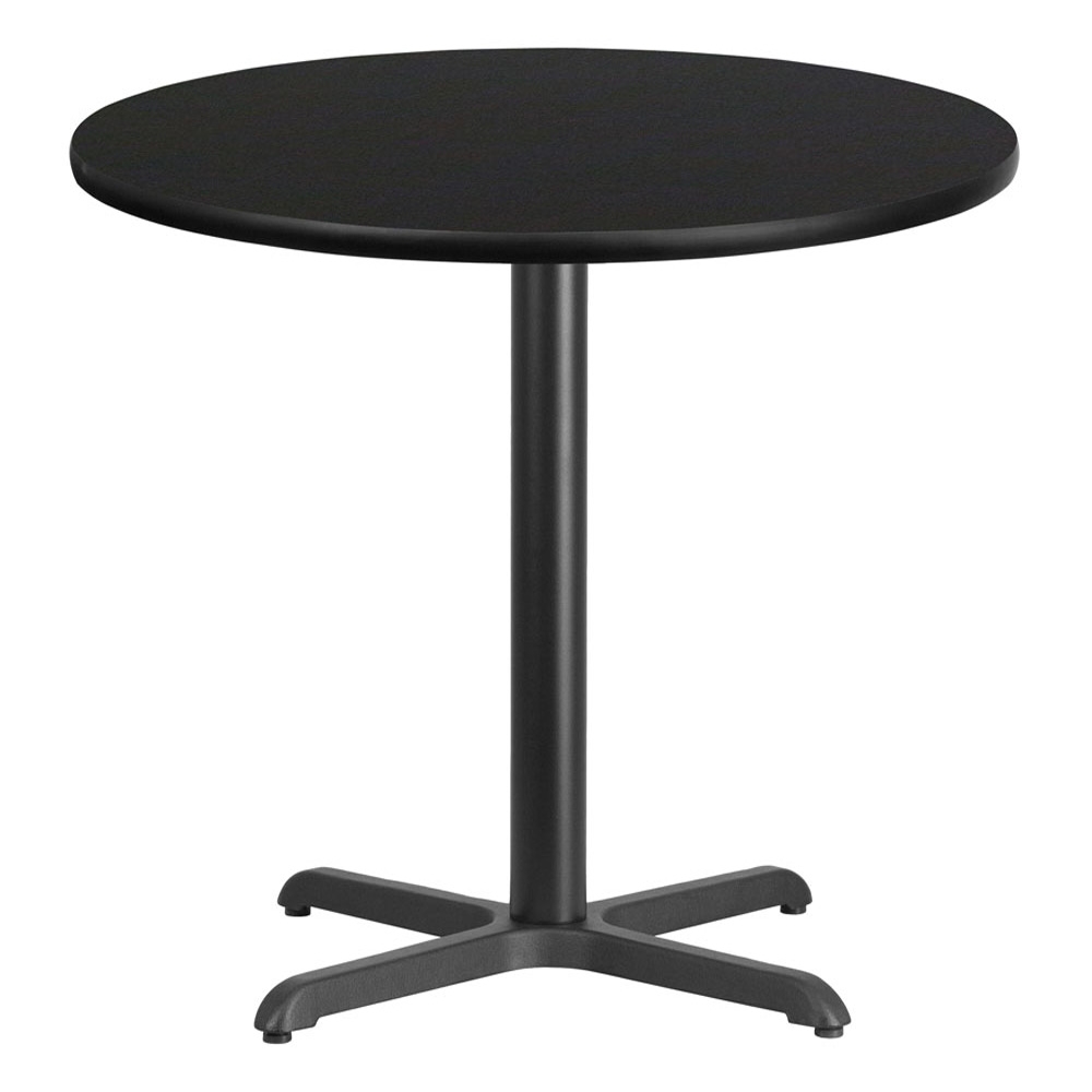 Restaurant tables CUB XU RD 36 BLKTB T3030 GG FLA Restaurant tables CUB XU RD 36 BLKTB T3030 GG FLA