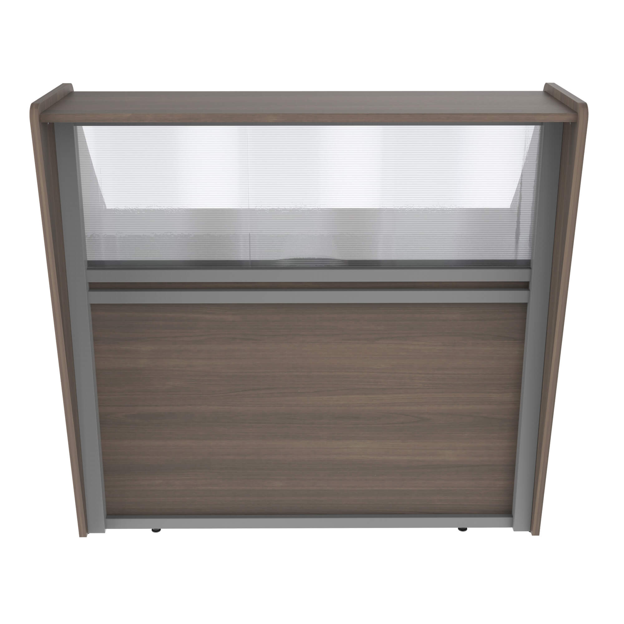 Li1 small reception desk front Li1 small reception desk front