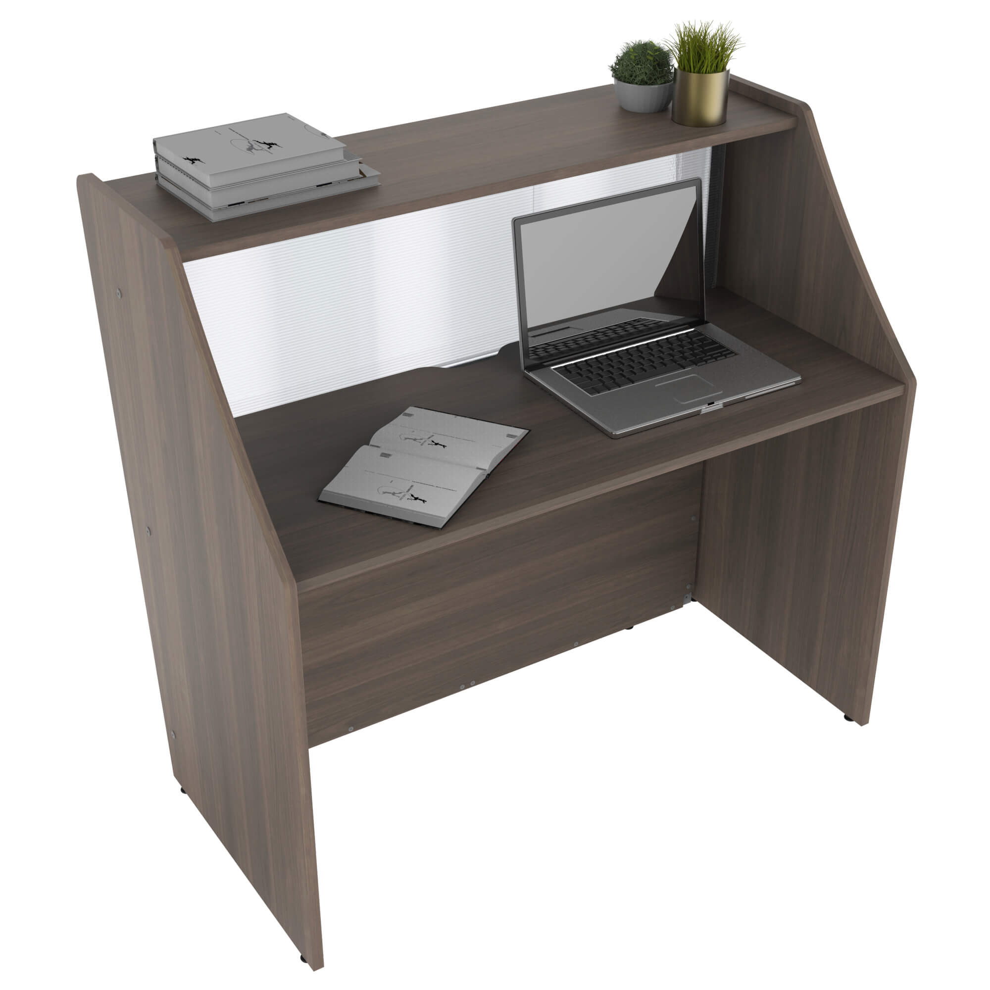 Li1 small reception desk inside view Li1 small reception desk inside view